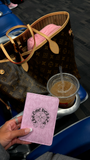 Pink Chrome Passport Cover