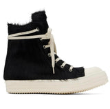RICK HIGH TOPS - BLACK FUR