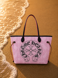 Pink Chrome Tote Bag