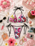Pink Murakami x HK Bikini