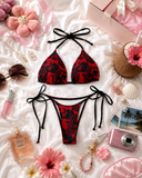 Red Camo Bikini