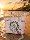 Pink Chrome x HK Tote Bag