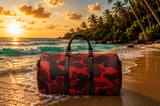 Red Camo Ape Duffle Bag