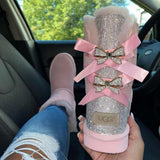 BEDAZZLED UGG BOW BOOTS