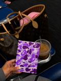 Purple Camo Ape Passport Cover