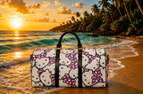 Pink Kitty Crowd Duffle Bag