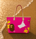 Hot Pink Ape Tote Bag