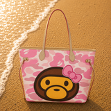 Pink Camo Tote Bag